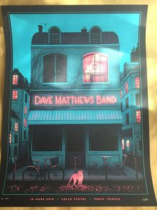 Dave Matthews Band Paris 2019 (Artist Proof)