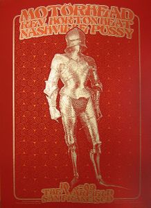 Motorhead San Francisco 2009 (Red on Red edition)