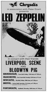 Led Zeppelin UK Tour 1969