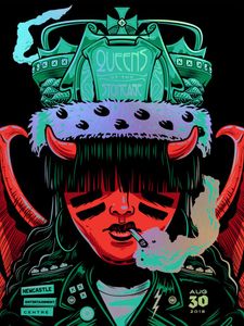 Queens Of The Stone Age Newcastle 2018 (Foil Variant)