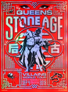 Queens Of The Stone Age Hobart 2018 (Night 2) (Foil Variant)