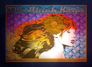 Black Keys Council Bluffs 2011 (Blue Linen edition)