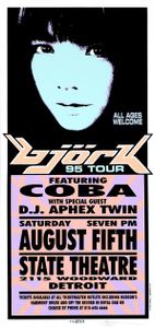 Bjork Detroit 1995 (Handbill edition)