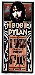 Bob Dylan Detroit 1999 (Poster edition)