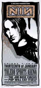 Nine Inch Nails Toledo 1995 (Handbill edition)