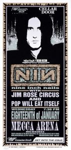 Nine Inch Nails Milwaukee 1995 (Handbill edition)