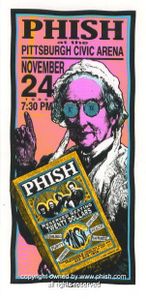 Phish Pittsburgh 1995 (Handbill edition)