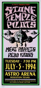 Stone Temple Pilots Houston 1994 (Handbill edition)