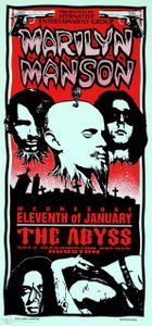 Marilyn Manson Houston 1995 (Handbill edition)