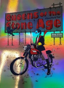 Queens Of The Stone Age Christchurch 2018 (Foil Variant)