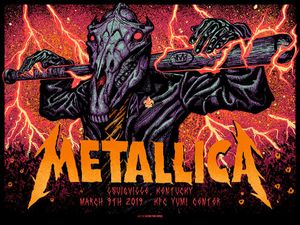 Metallica Louisville 2019 (Orange Variant AP)