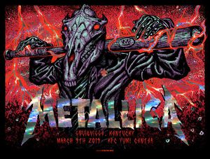 Metallica Louisville 2019 (Racer Foil Variant AP)
