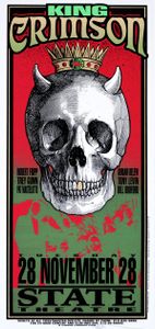 King Crimson Detroit 1995 (Handbill edition)