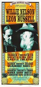 Willie Nelson / Leon Russell Hawaiian Tour 1996 (Handbill edition)