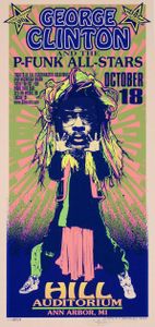 George Clinton and the P-Funk All-Stars Ann Arbor 1996 (Poster edition)