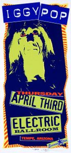 Iggy Pop Tempe 1997 (Handbill edition)