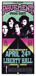 Pavement Lawrence 1997 (Handbill edition)