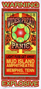 Widespread Panic Memphis 1998 (Handbill edition)