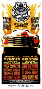 First Annual Concert and Cruise Weekend at the Post Bar Ferndale 1998 (Handbill edition)