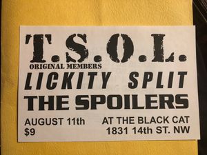 T.S.O.L. Washington, DC 1999