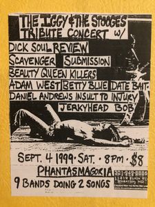 Iggy & The Stooges Tribute Wheaton, MD 1999