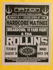 Rollins Band Washington, DC 1999