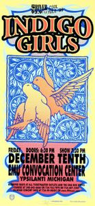 Indigo Girls Ypsilanti 1999 (Poster edition)