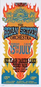 Brian Setzer Orchestra Darien Center 1999 (Handbill edition)
