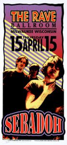 Sebadoh Milwaukee 1999 (Poster edition)