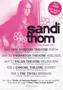 Sandi Thom - The I Wish I Was A Punk Rocker With Flowers In My Hair Tour, Australia 2007