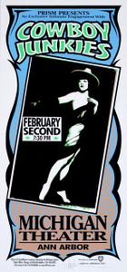 Cowboy Junkies Ann Arbor 2000 (Handbill edition)