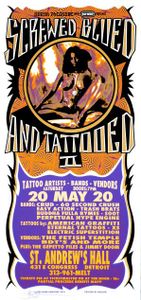 Screwed Blued and Tattooed II Detroit 2000 (Poster edition)