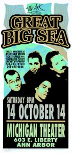 Great Big Sea Ann Arbor 2000 (Handbill edition)