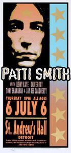 Patti Smith Detroit 2000 (Poster edition)