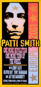 Patti Smith Europe Tour 2001 (Poster edition)