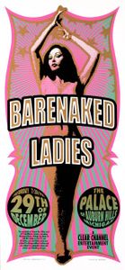 Barenaked Ladies Auburn Hills 2001 (Poster edition)