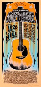 25th Annual Ann Arbor Folk Festival 2002 (Handbill edition)
