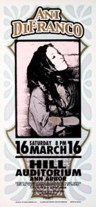 Ani DiFranco Ann Arbor 2002 (Poster edition)