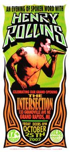 Henry Rollins Grand Rapids 2002 (Handbill edition)