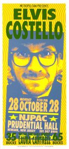 Elvis Costello Newark 2002 (Handbill edition)
