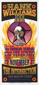 Hank Williams III Grand Rapids 2002 (Poster edition)