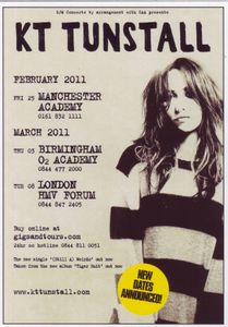 KT Tunstall - February/March Tour, UK 2011
