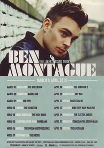 Ben Montague - The Liberty Road Tour, UK 2013
