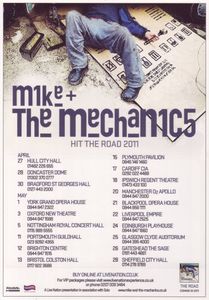 Mike & The Mechanics - Hit The Road, UK 2011