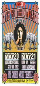 13th Annual 89X Birthday Bash Clarkston 2004 (Handbill edition)