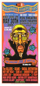 14th Annual 89X Birthday Bash Detroit 2005 (Poster edition)