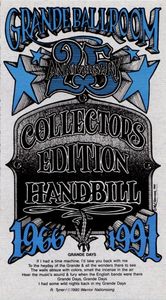 Grande Ballroom 25th Anniversary Card 1991