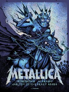 Metallica Birmingham 2019 (Artist Proof Rapture Foil Variant)