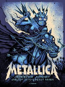 Metallica Birmingham 2019 (Artist Proof Cream Variant)