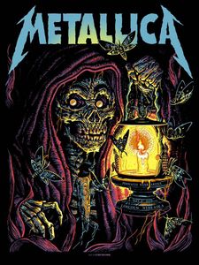 Metallica Lincoln 2018 (Artist Proof Glow in the Dark Variant)
